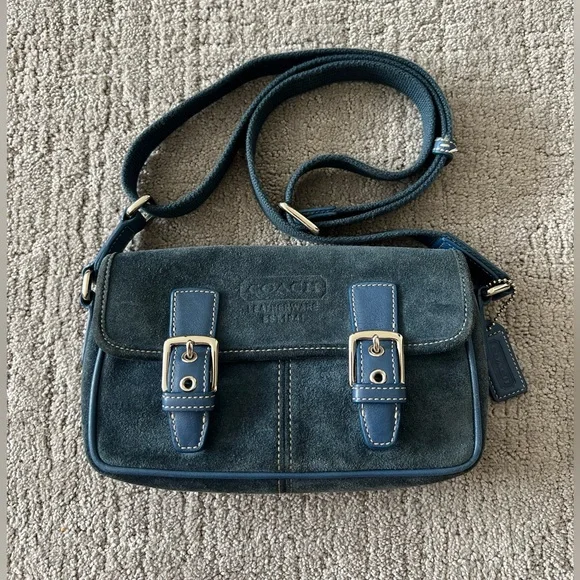 vintage coach old Suede スウェード カメラバッグ Vintage COACH Soho Suede Shoulder Bag 9482 - Etsy